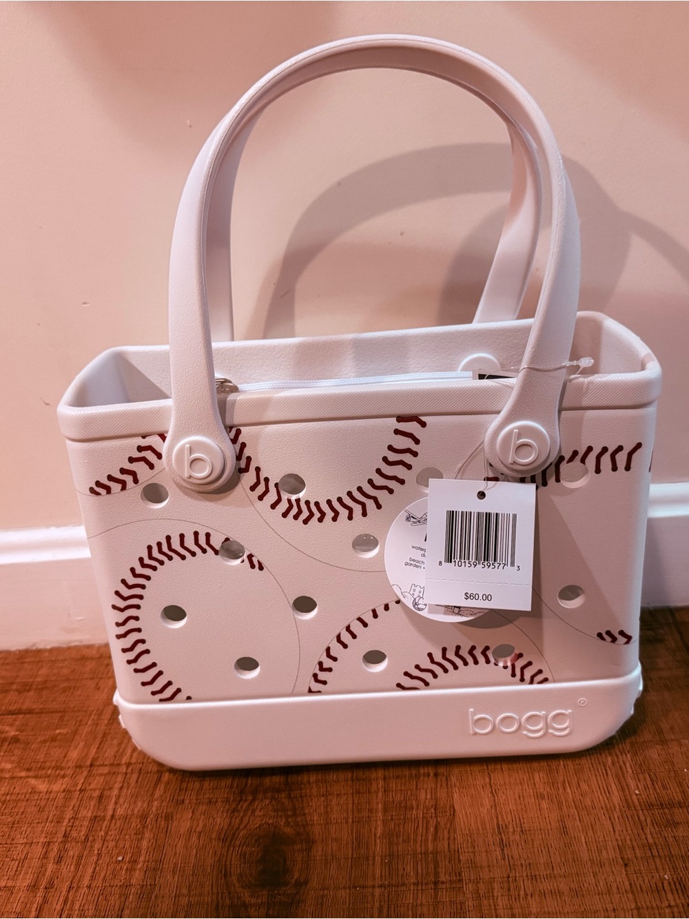NWT LIMITED EDITION Baseball Bitty Bogg Bag